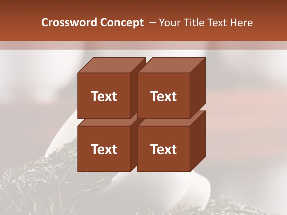 Healthy Closeup Decor PowerPoint Template
