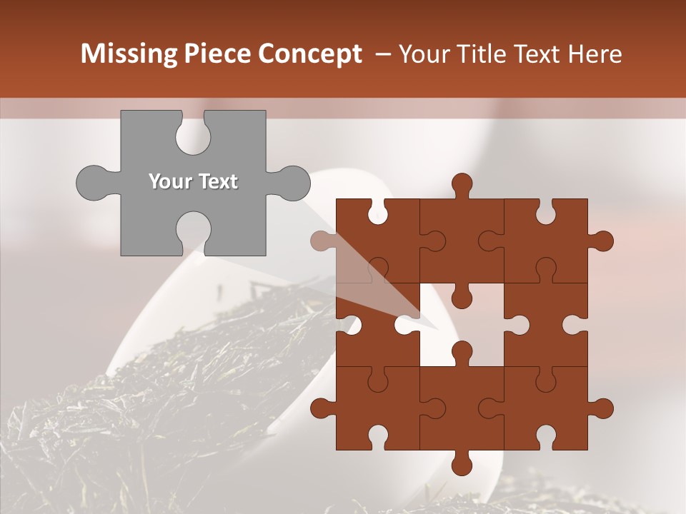 Healthy Closeup Decor PowerPoint Template