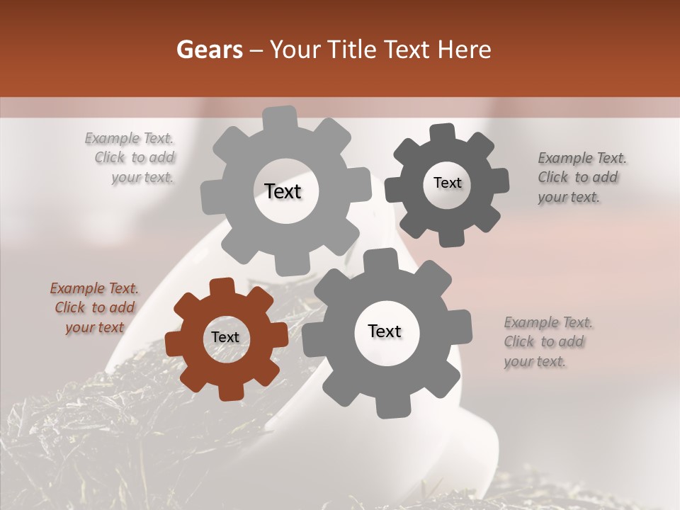 Healthy Closeup Decor PowerPoint Template