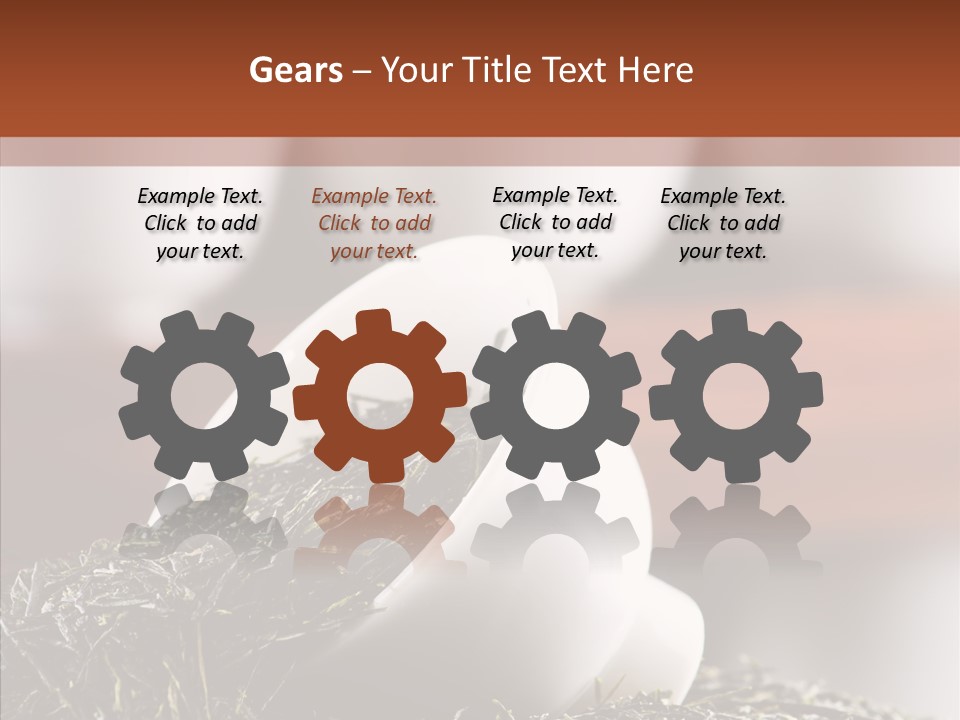 Healthy Closeup Decor PowerPoint Template