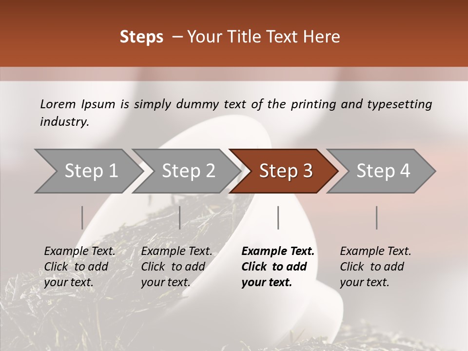 Healthy Closeup Decor PowerPoint Template