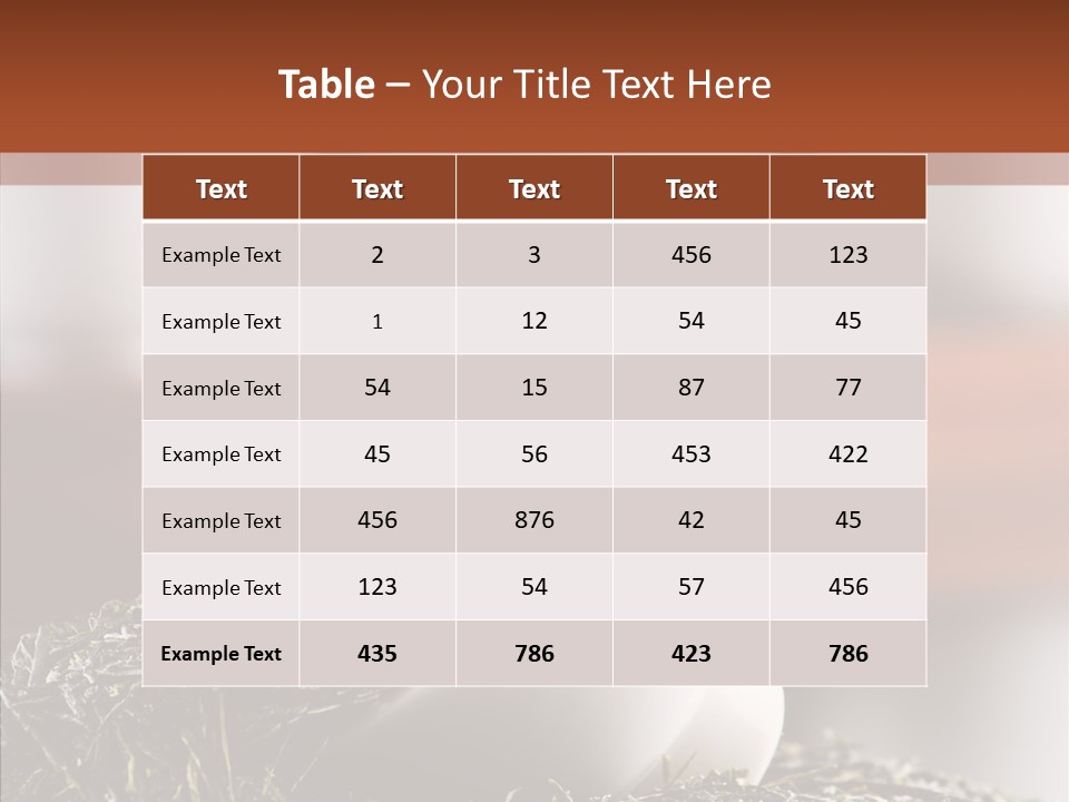 Healthy Closeup Decor PowerPoint Template