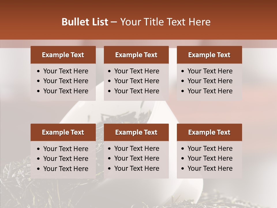 Healthy Closeup Decor PowerPoint Template