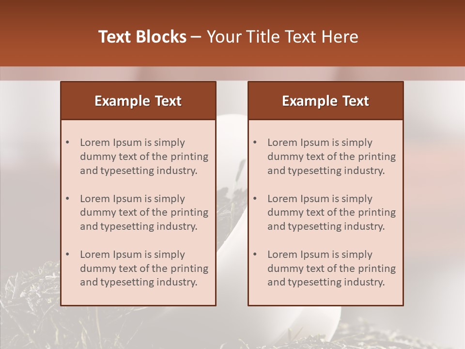Healthy Closeup Decor PowerPoint Template