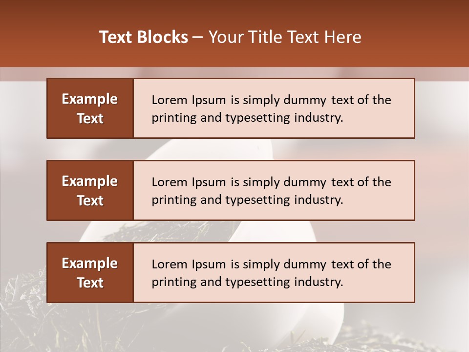 Healthy Closeup Decor PowerPoint Template