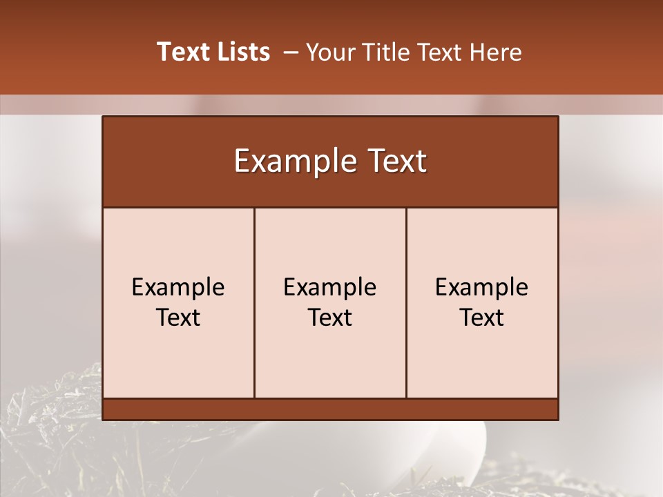 Healthy Closeup Decor PowerPoint Template