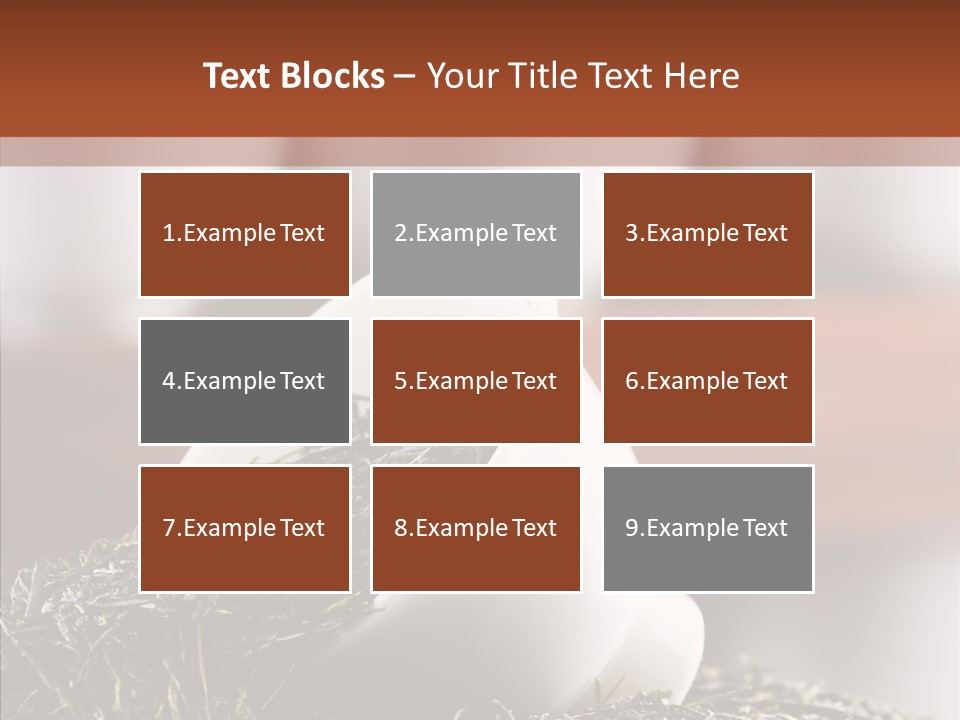 Healthy Closeup Decor PowerPoint Template
