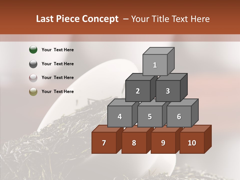 Healthy Closeup Decor PowerPoint Template