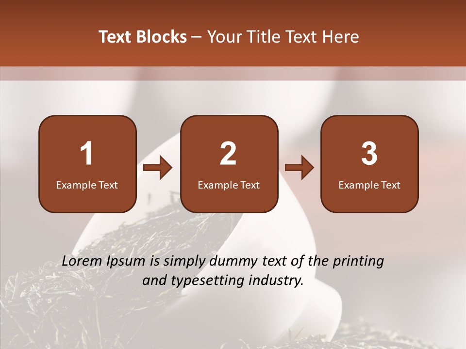 Healthy Closeup Decor PowerPoint Template