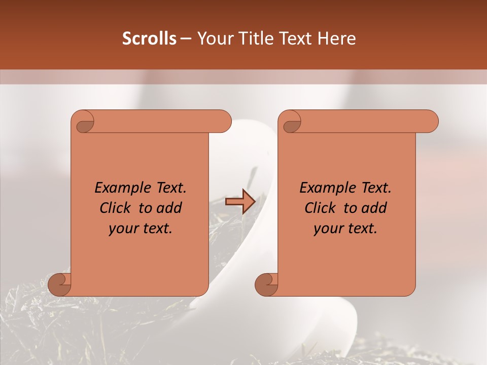 Healthy Closeup Decor PowerPoint Template