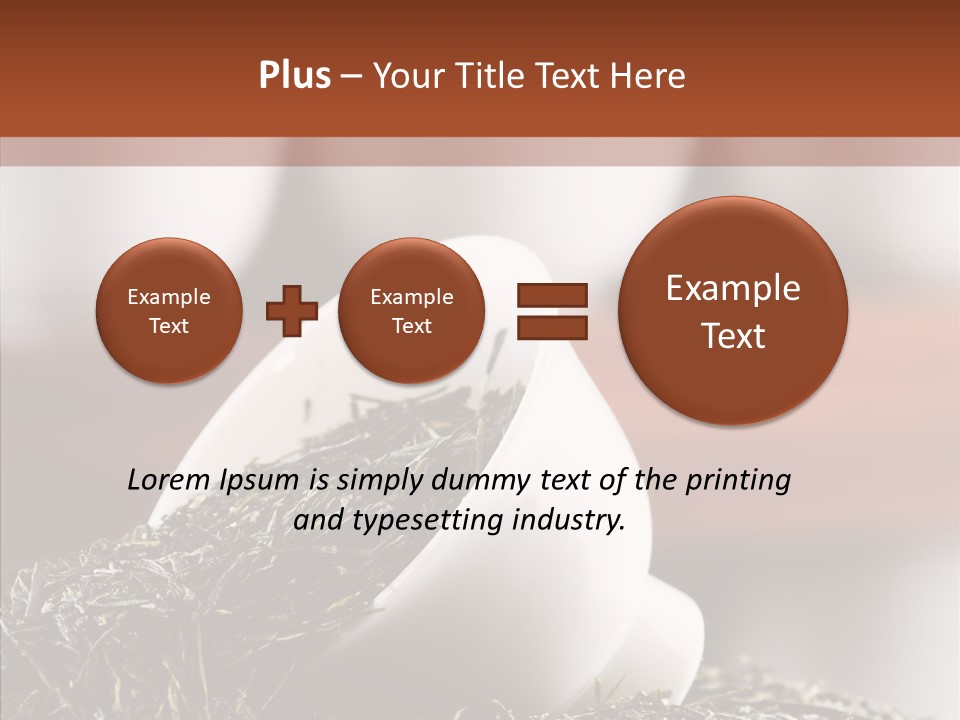 Healthy Closeup Decor PowerPoint Template