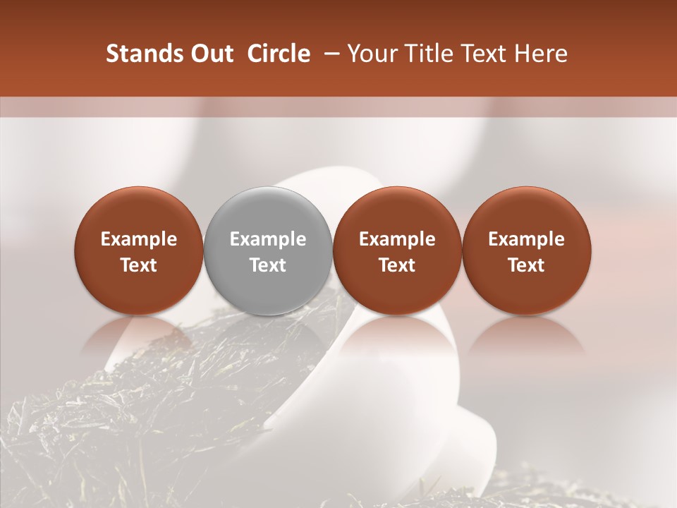 Healthy Closeup Decor PowerPoint Template