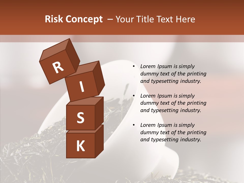 Healthy Closeup Decor PowerPoint Template