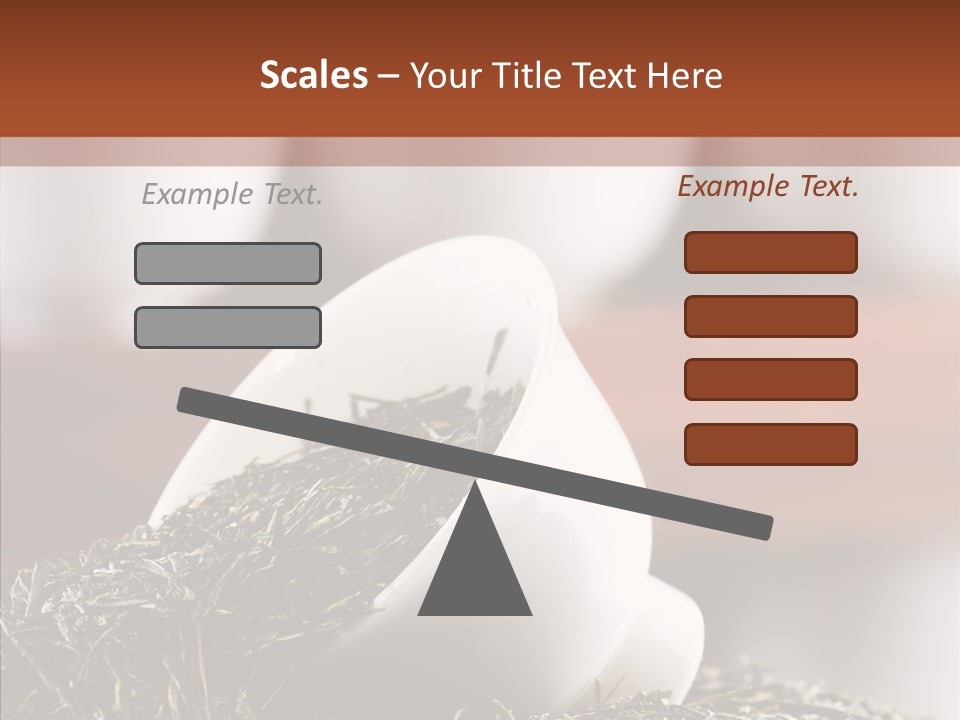 Healthy Closeup Decor PowerPoint Template