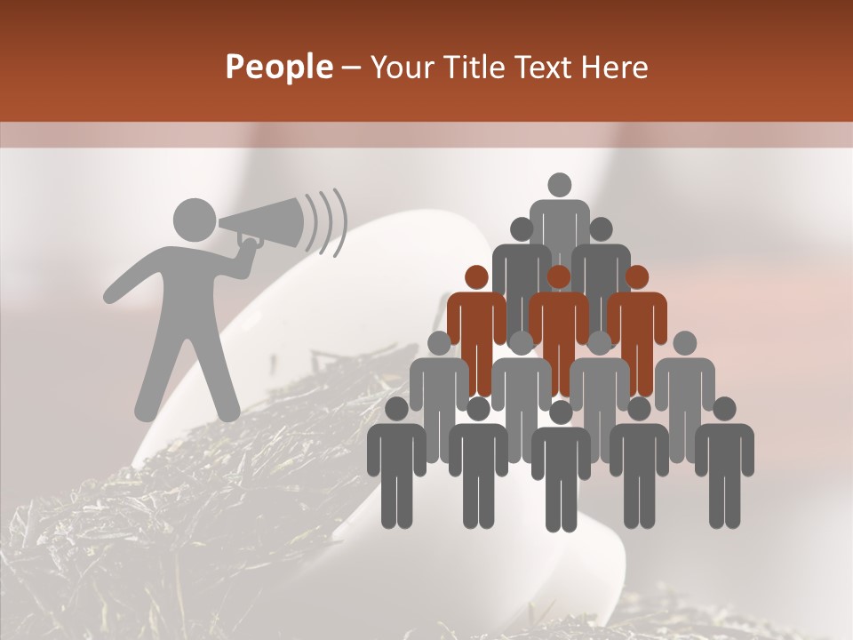 Healthy Closeup Decor PowerPoint Template