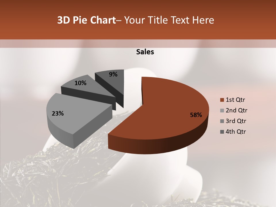 Healthy Closeup Decor PowerPoint Template
