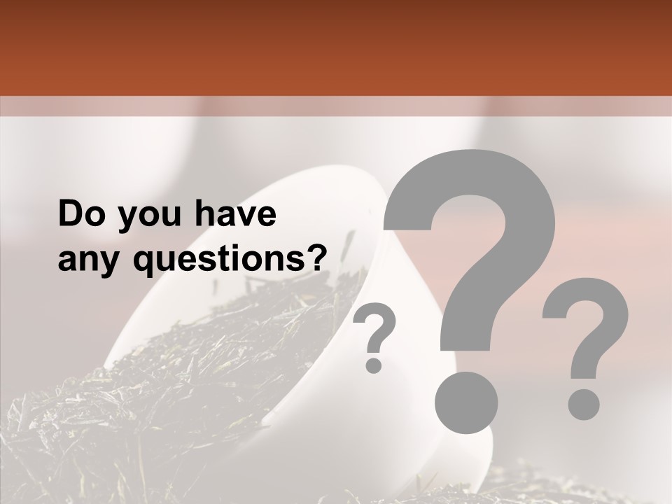 Healthy Closeup Decor PowerPoint Template