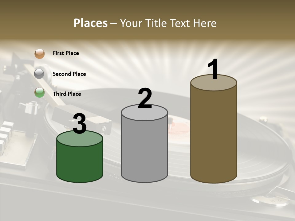 Soundtrack Disks Audio PowerPoint Template