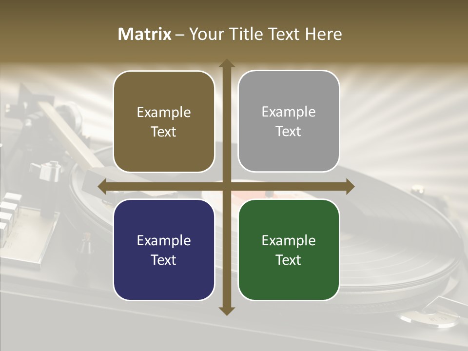 Soundtrack Disks Audio PowerPoint Template