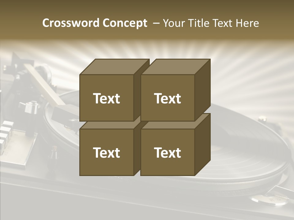 Soundtrack Disks Audio PowerPoint Template
