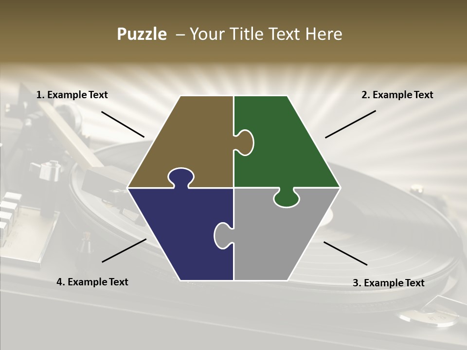 Soundtrack Disks Audio PowerPoint Template