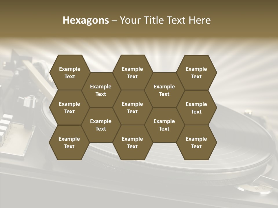 Soundtrack Disks Audio PowerPoint Template