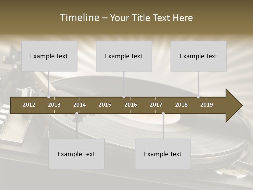 Soundtrack Disks Audio PowerPoint Template