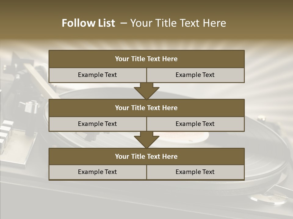 Soundtrack Disks Audio PowerPoint Template