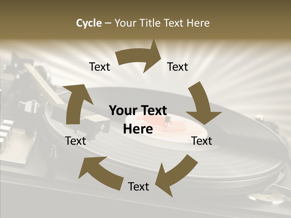 Soundtrack Disks Audio PowerPoint Template