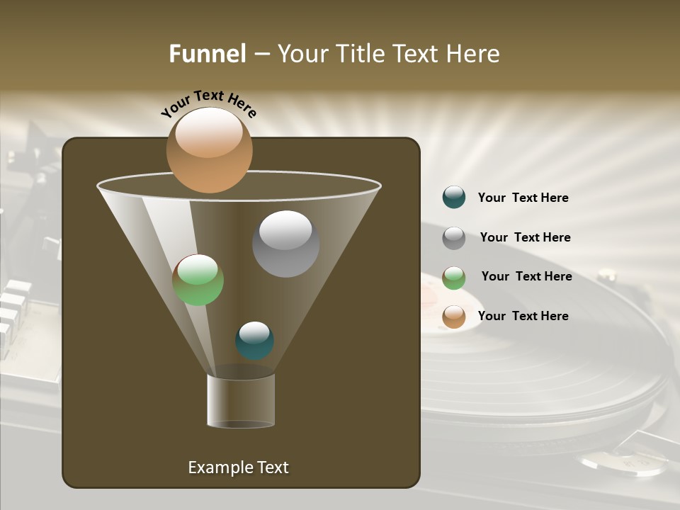 Soundtrack Disks Audio PowerPoint Template