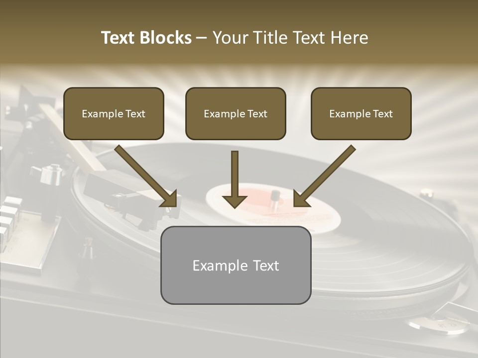 Soundtrack Disks Audio PowerPoint Template