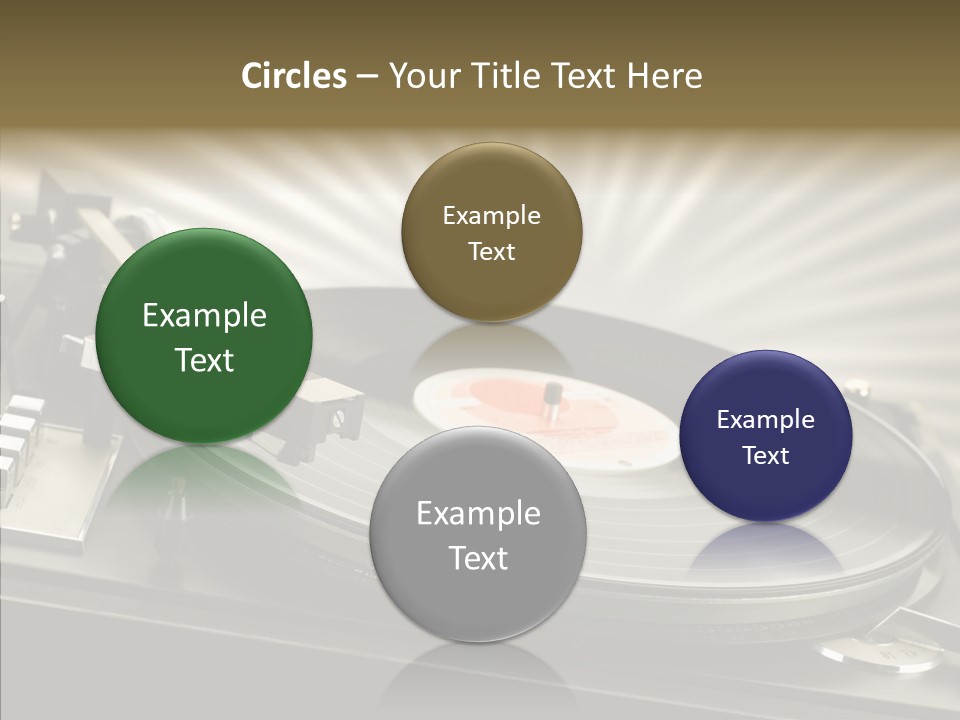 Soundtrack Disks Audio PowerPoint Template