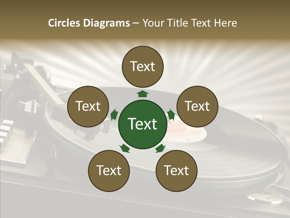 Soundtrack Disks Audio PowerPoint Template