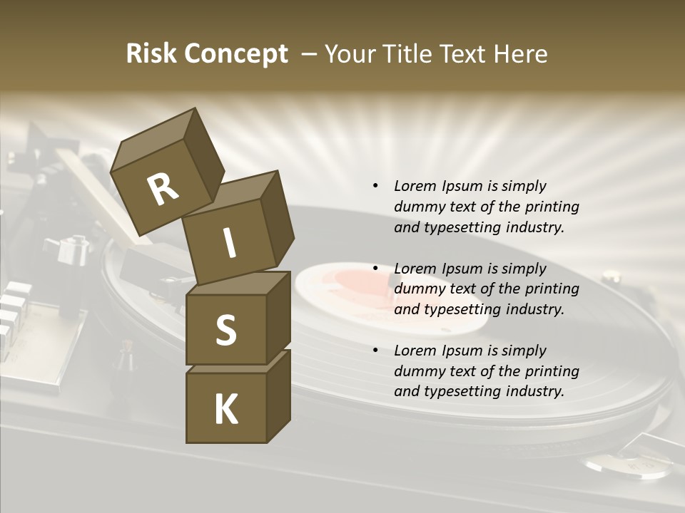 Soundtrack Disks Audio PowerPoint Template