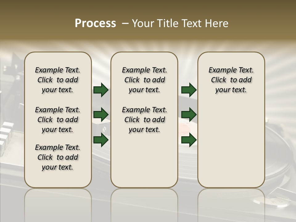 Soundtrack Disks Audio PowerPoint Template