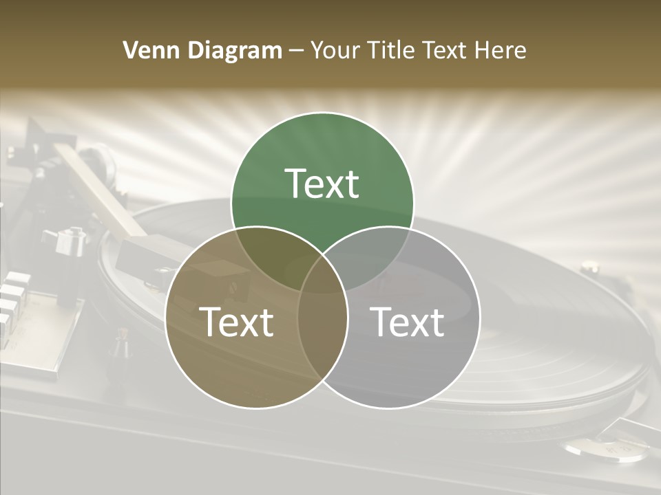 Soundtrack Disks Audio PowerPoint Template