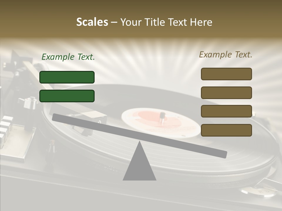 Soundtrack Disks Audio PowerPoint Template