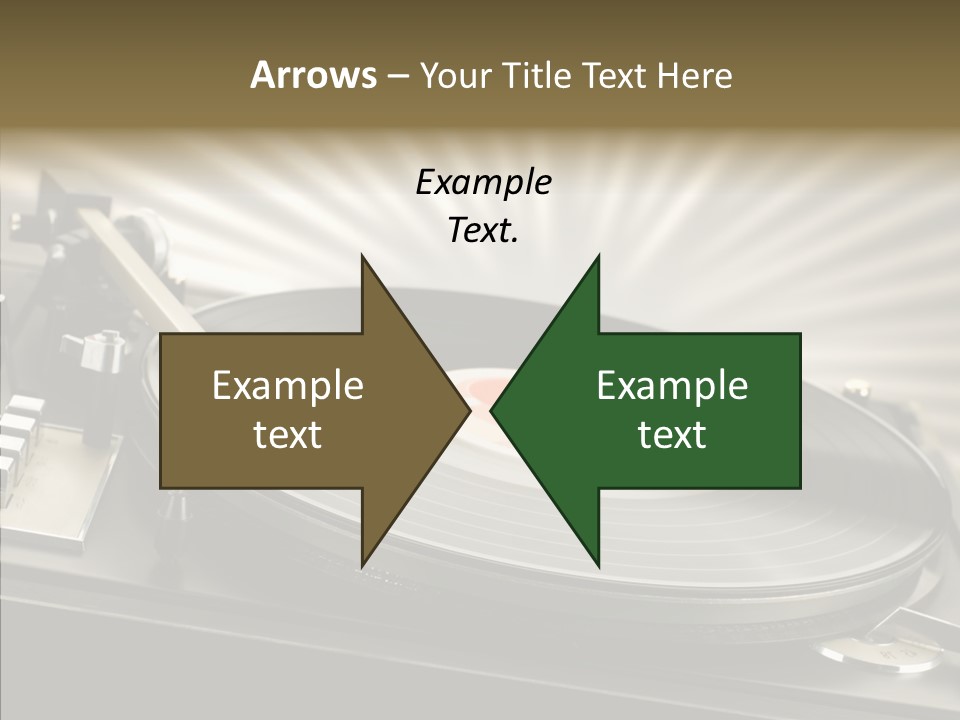 Soundtrack Disks Audio PowerPoint Template