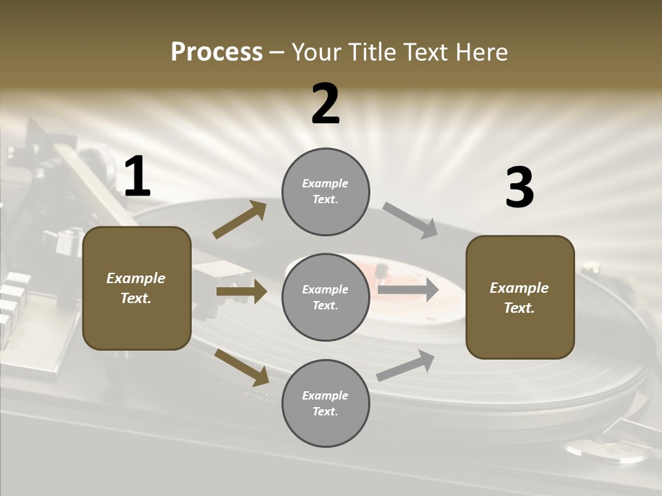 Soundtrack Disks Audio PowerPoint Template