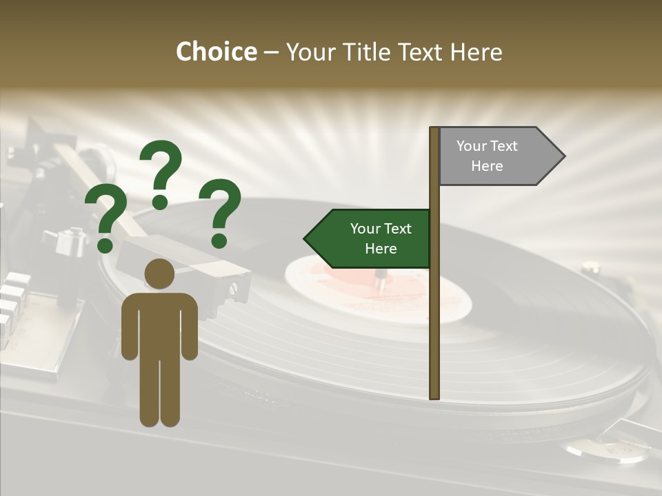 Soundtrack Disks Audio PowerPoint Template
