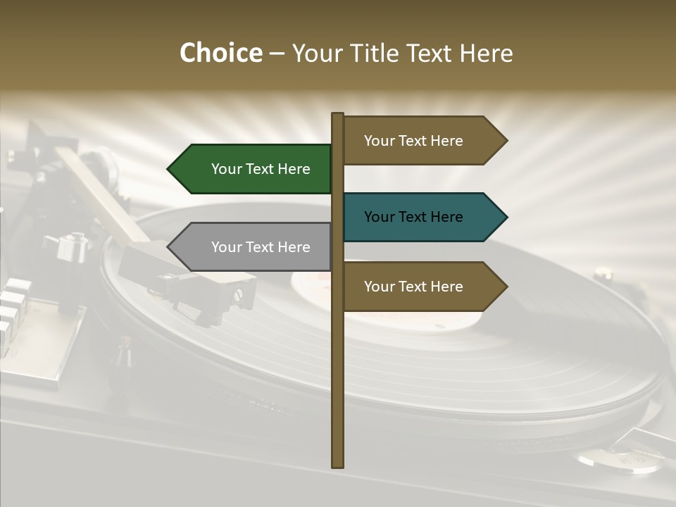 Soundtrack Disks Audio PowerPoint Template