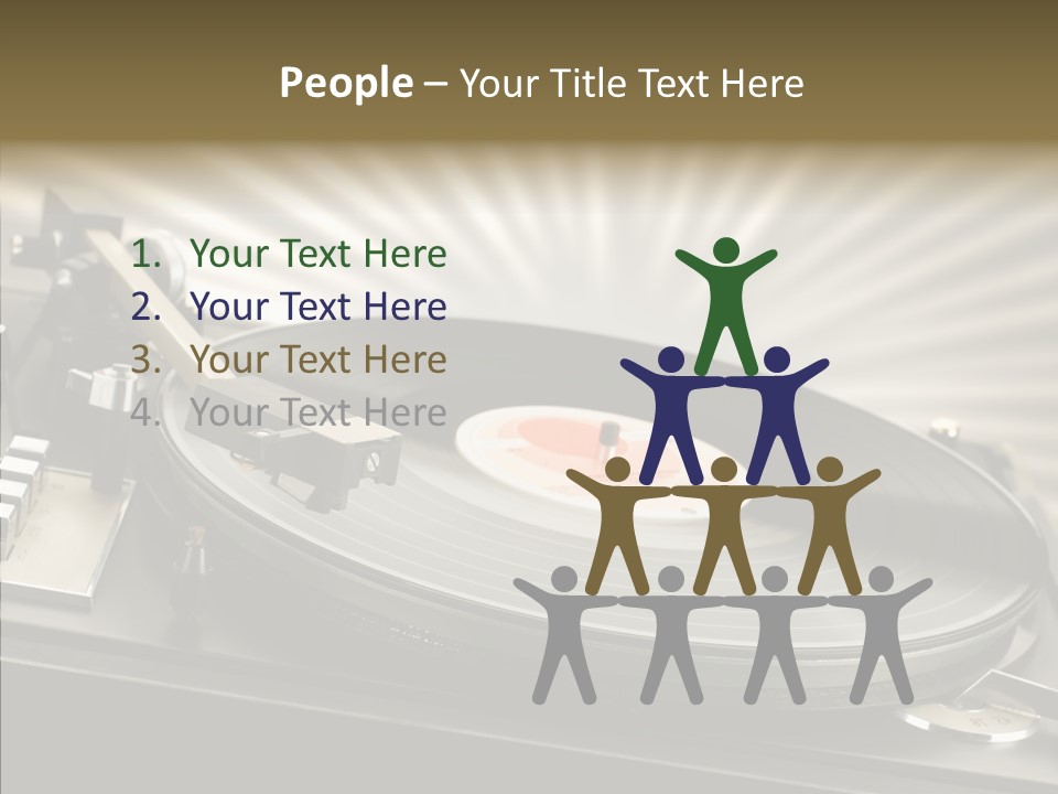 Soundtrack Disks Audio PowerPoint Template