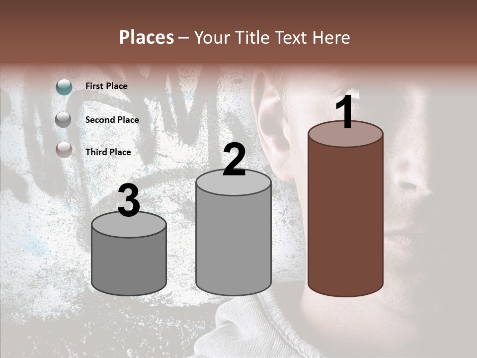 Guy Expression Caucasian PowerPoint Template