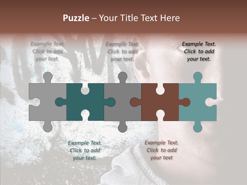 Guy Expression Caucasian PowerPoint Template