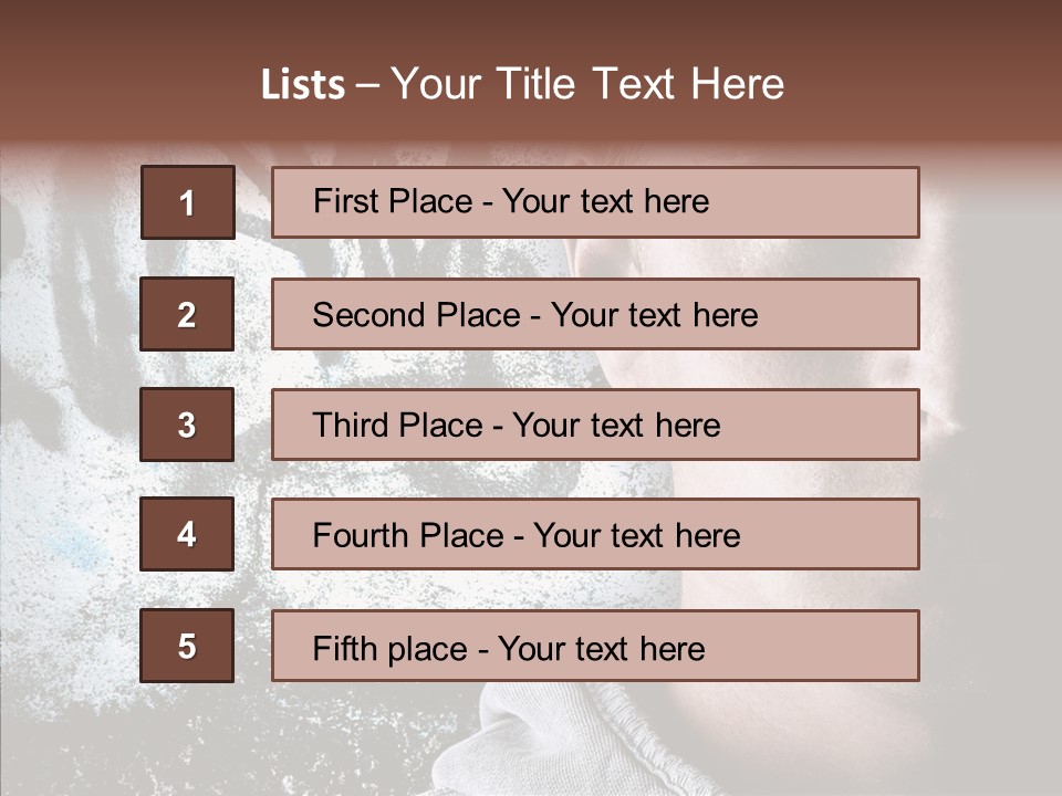Guy Expression Caucasian PowerPoint Template