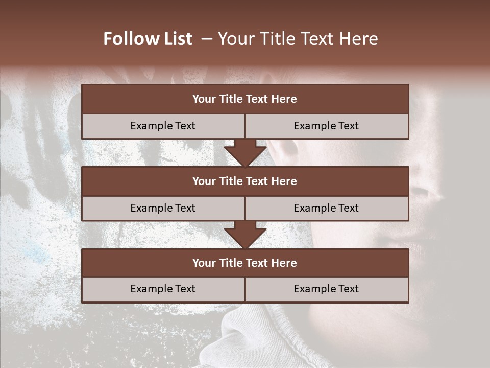 Guy Expression Caucasian PowerPoint Template