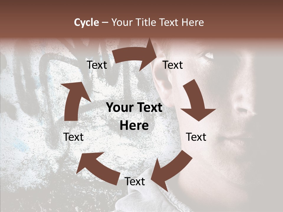 Guy Expression Caucasian PowerPoint Template