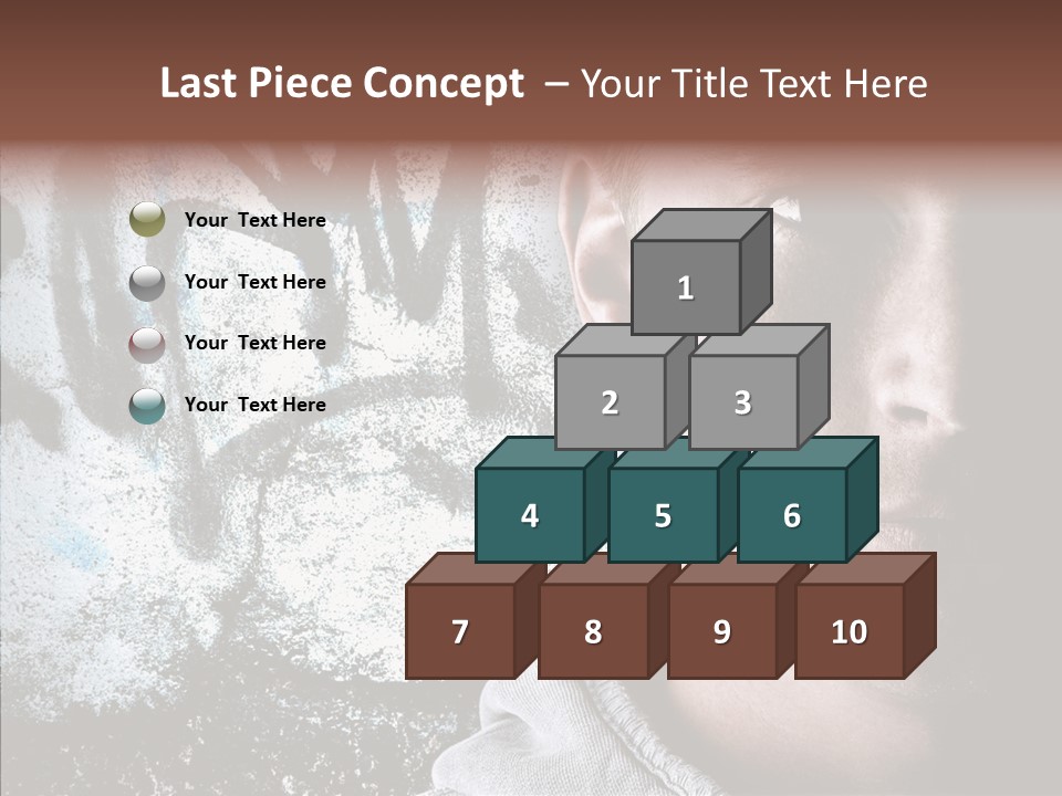 Guy Expression Caucasian PowerPoint Template