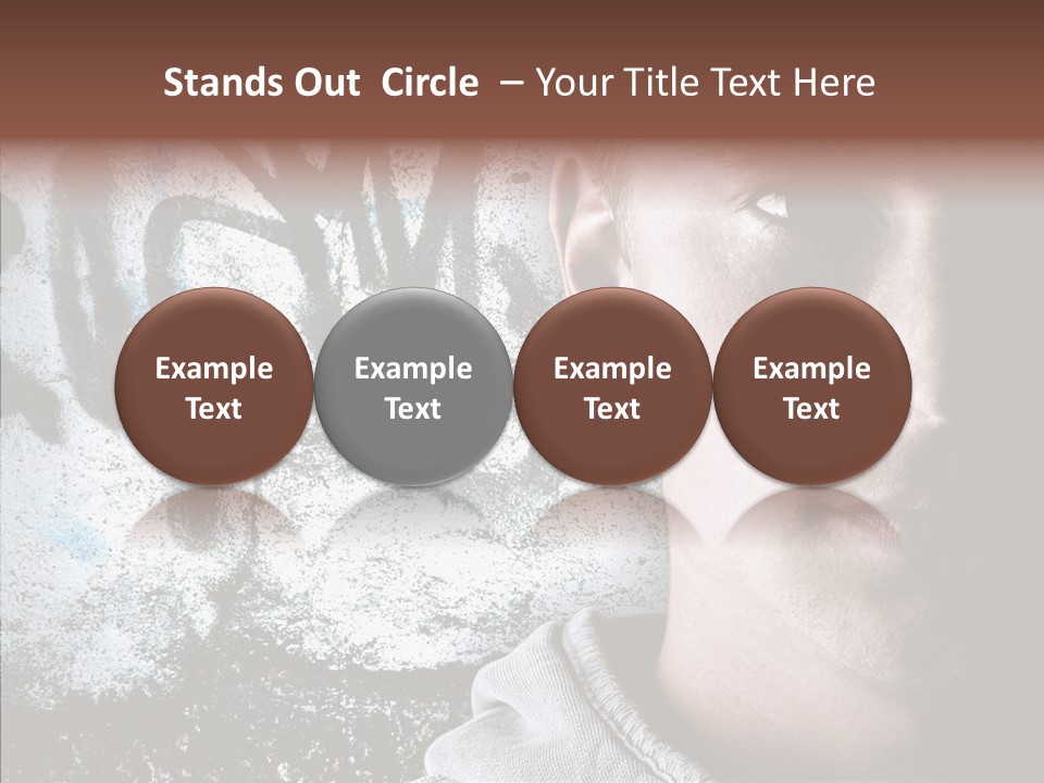 Guy Expression Caucasian PowerPoint Template