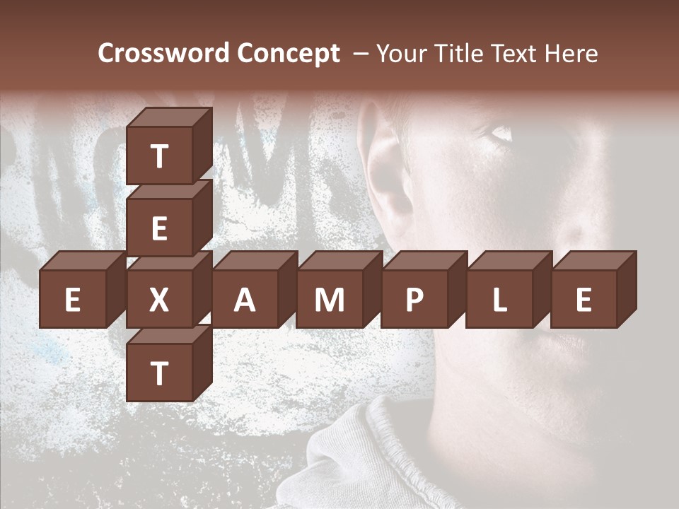 Guy Expression Caucasian PowerPoint Template